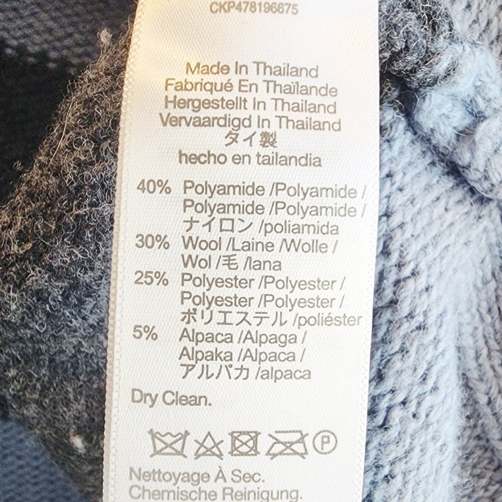 MADEWELL RUGBY UNISEX STRIPES POLO SWEATER EUC WOOL & ALPACA BLEND SIZE XL - Picture 6 of 15